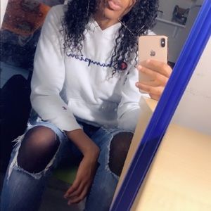 CHAMPION White  hoodie